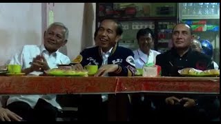 Download lagu Jokowi dan Gubsu Edy Rahmayadi Dengarkan Lagu Sayur kol Sambil Minum Kopi di Toba Samosir