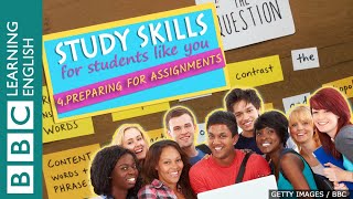 Study Skills – Preparing for assignments