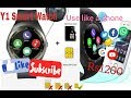 Full unboxing video of Y1 SmartWatch
