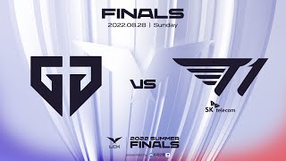 젠지 vs. T1 | 매치 하이라이트 | 08.28 | 2022 LCK 서머 스플릿 결승