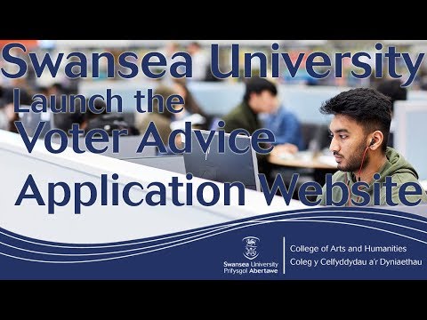 Swansea University launch VAA (Voter Advice Application) website