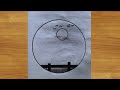 Amazing Circle Drawing Nature 🌿 | Easy Drawing from Circle