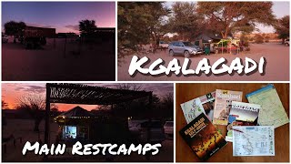 Kgalagadi main rest camps: Campsite reviews and impressions in Nossob,Twee Rivieren, Mata Mata