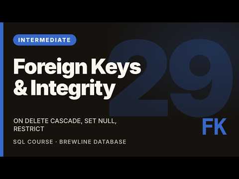 SQL Foreign Keys & Referential Integrity Explained | SQL Tutorial