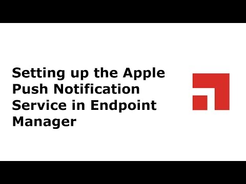 Setting up APNS in Endpoint Manager