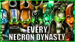 Every Single Necron Dynasty EXPLAINED By An Australian | Warhammer 40k Lore