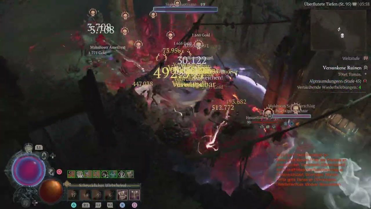 Immortal 18k life WW barb build