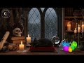 Witchcore Rainy Study Ambience | Cozy ASMR for Sleep, Relaxation &amp; Meditation | Ambient Screen