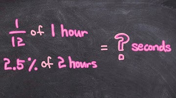 Hour - Minutes - Seconds Conversion (feat: Percent of Time)