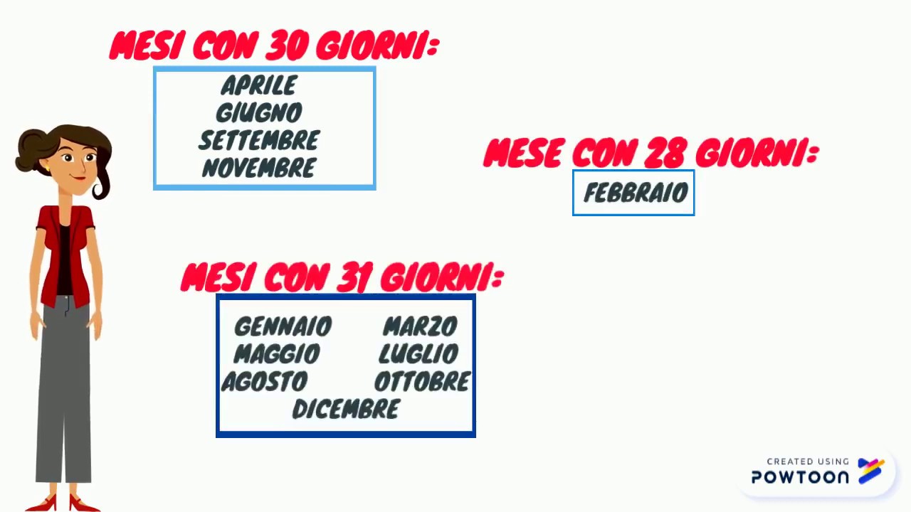 Storia, classe prima da quanti giorni è formato un mese? YouTube Storia, classe prima da quanti giorni è formato un mese? YouTube