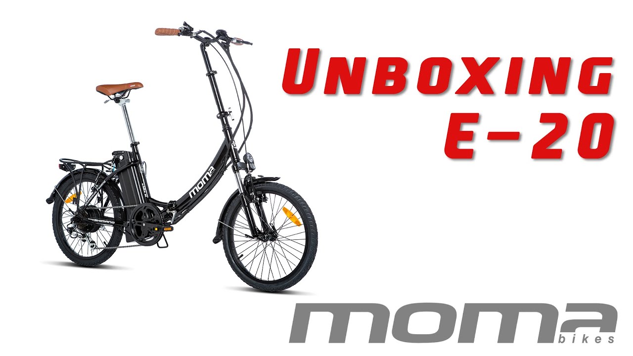 Moma Bikes Bicicleta Electrica Plegable Urbana Ebike20.2, Aluminio SHIMANO  7v, Batería Litio 36V 16Ah : : Deportes y aire libre