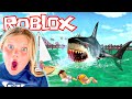 Did Jordyn SURVIVE the SHARK ATTACK! ROBLOX