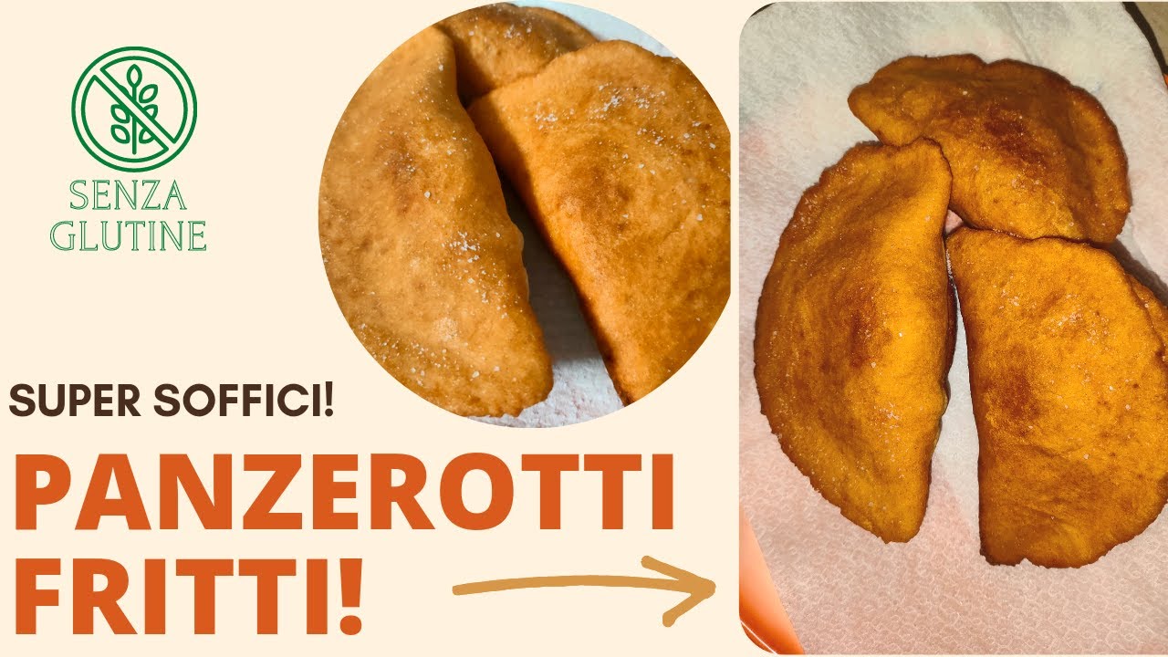 PANZEROTTI FRITTI SENZA GLUTINE! NO LIEVITAZIONE! SUPER SOFFICI! RICETTA FACILE E VELOCE