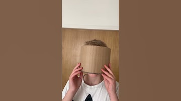 Cardboard helmet #asmr #diy #shorts