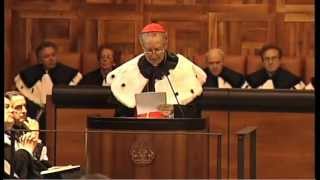 Laurea honoris causa al cardinal Carlo Maria Martini