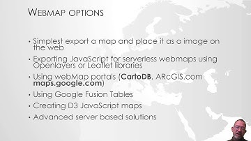 Introduction to producing maps for the web using QGIS.