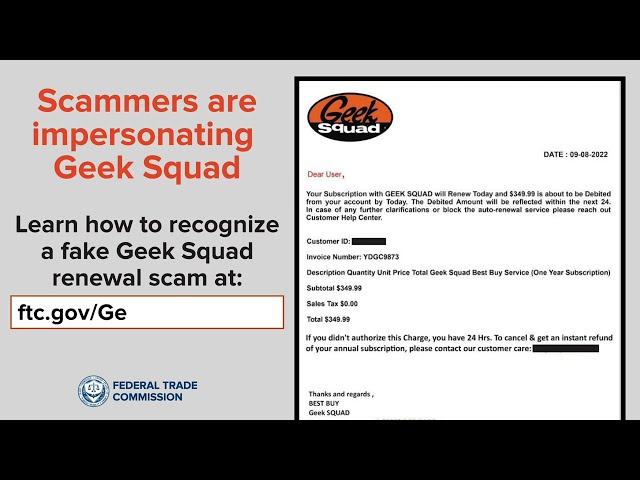 Geek Squad Scam  | Federal Trade Commission