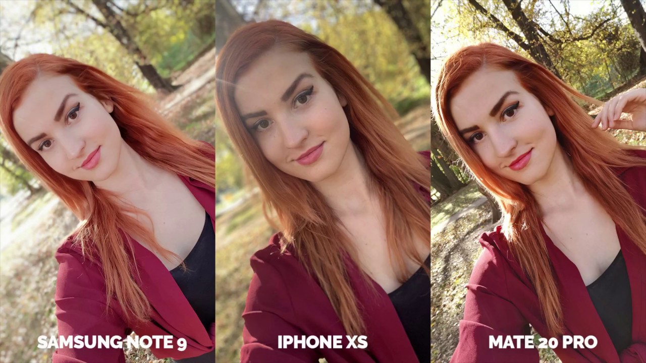 Apple iPhone XS vs Huawei Mate 20 Pro vs Samsung Galaxy Note 9 - Camera test  - YouTube