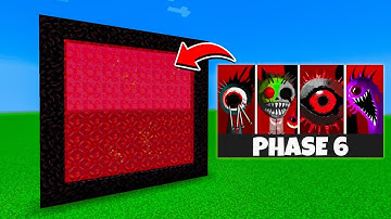 How to Make A Portal To The Sprunki Phase 6 Dimension in Minecraft!