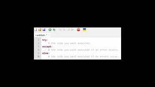 python tutorial 2 - try ... except ... else