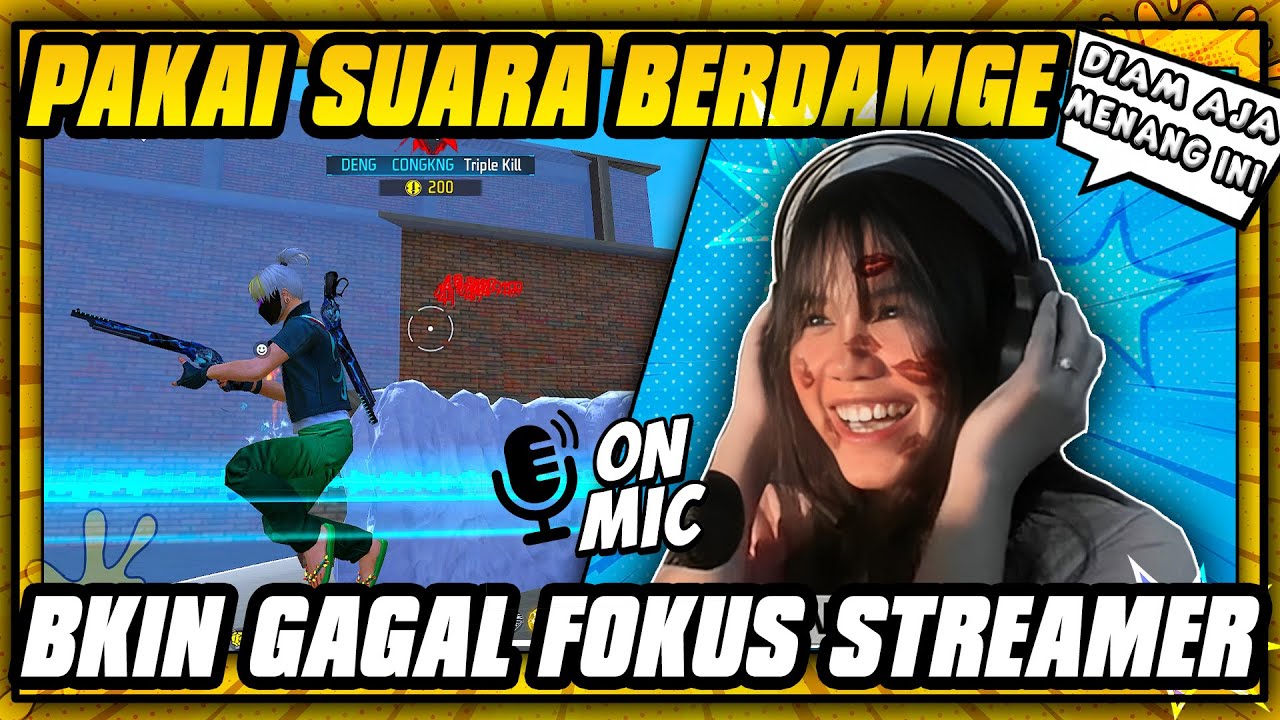 Prank Pakai Suara Berdamage Janji Gendong Dia Di Cutom Room CS