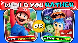Would You Rather... Animated Movies! 🍄🔥