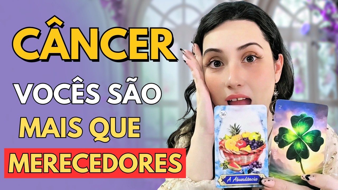 CÂNCER♋ VEM AÍ UMA GRANDE ONDA DE SUCESSO E BOA SORTE🍀 VAI TE EMOCIONAR