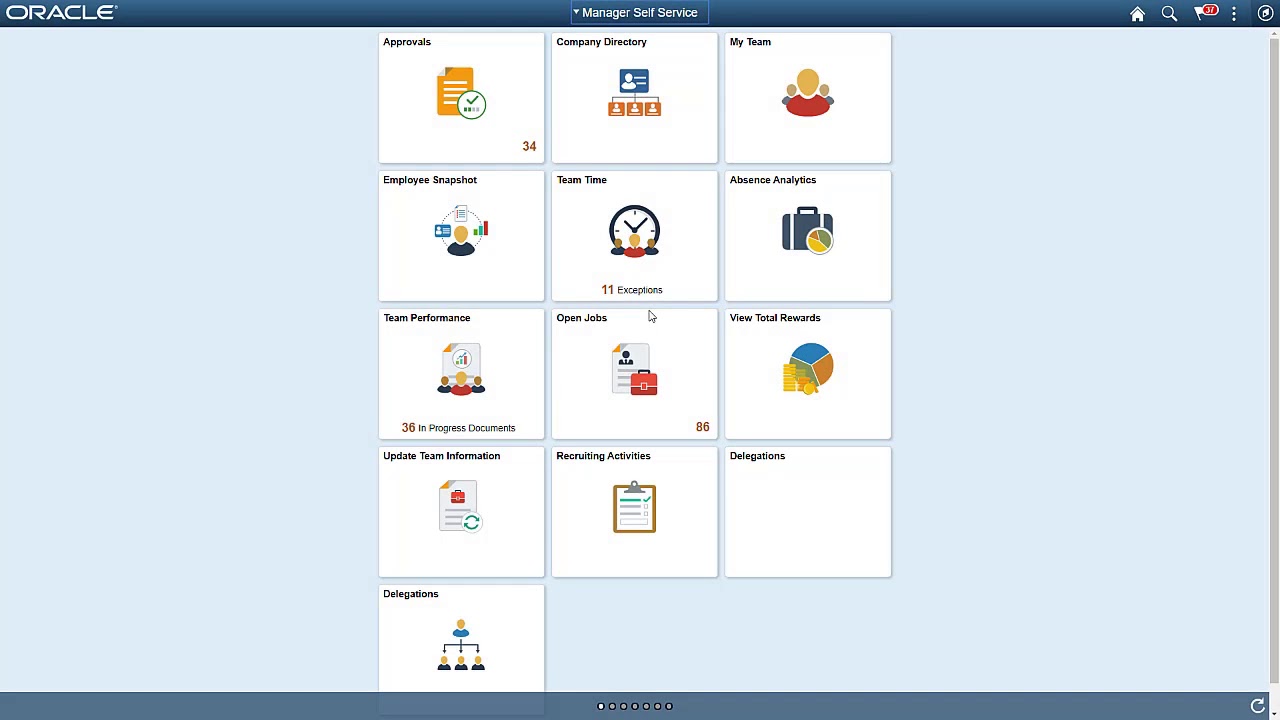 PeopleSoft Fluid Delegations - YouTube