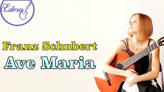 Video thumbnail of "Schubert AVE MARIA Fingerstyle Guitar Cover (no capo, standard tuning)"