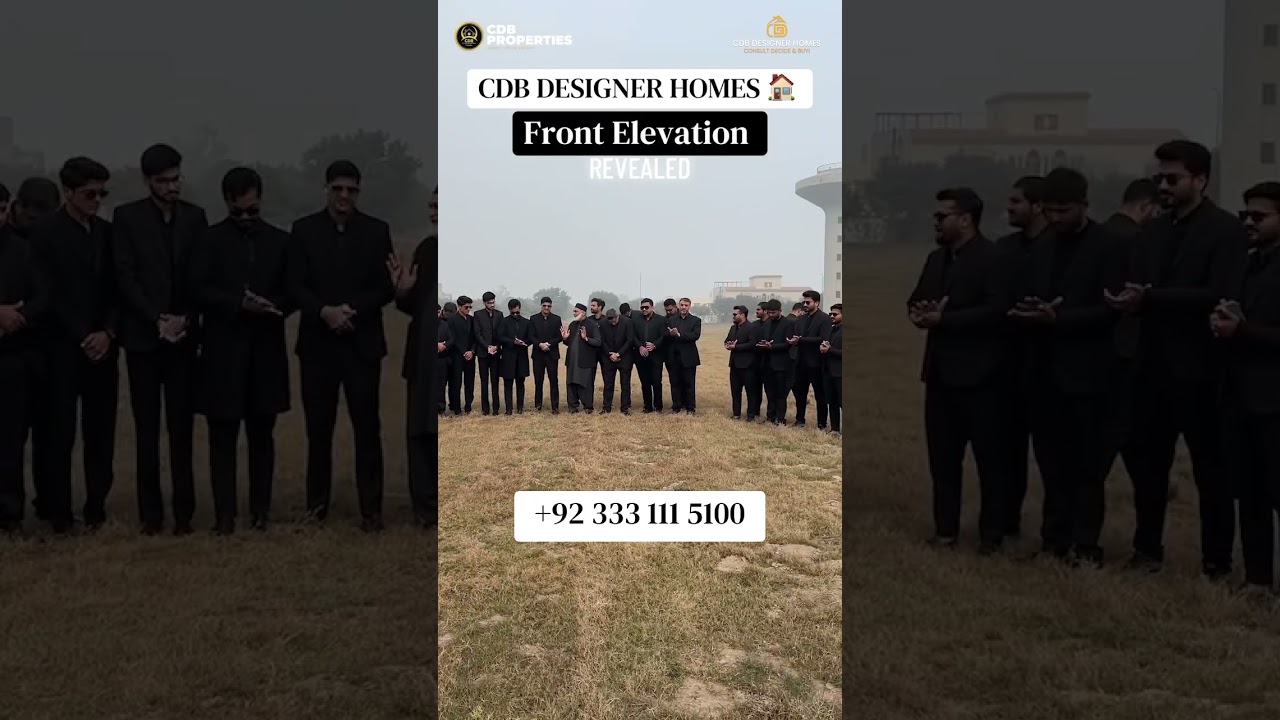 Дизайнерские дома CDB | Представлен фасад | Начало строительства демонстрационного дома | Январь ...