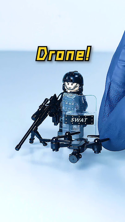 🚨 SUPERB Sniper SWAT Minifigures with Drone! LEGO SEMBO Police Unbox