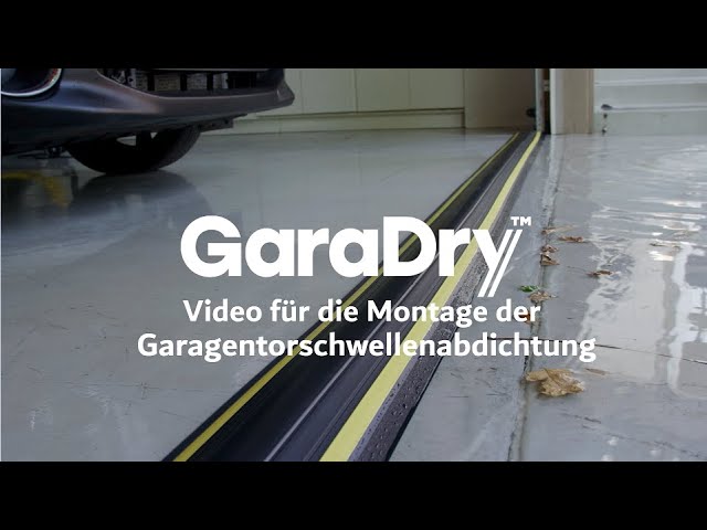 4cm Garagentor-Wasserbarriere Abditchung – GaraDry DE