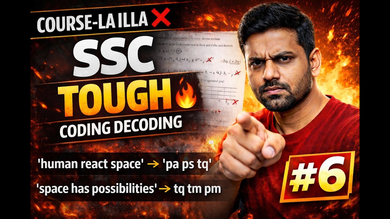 SSC Tough Questions Series 🔥 | Course-ல் இல்லாத Unique Questions ...