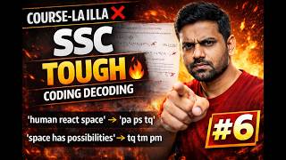 SSC Tough Questions Series 🔥 | Course-ல் இல்லாத Unique Questions | Coding Decoding