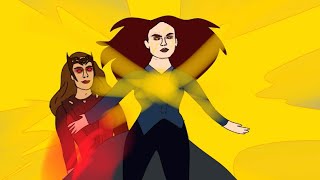 Scarlet Witch Vs Dark Phoenix Animation