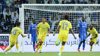 هدف رونالدو اليوم الثاني مع النصر ضد الهلال 2-1 هدف فوز النصر