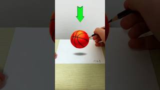 cara membuat Gambar Bola basket 3D realistis