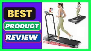 Acezoe Walking Pad with 3-Level 10% Incline, Foldable Treadmill for