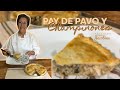 COMO HACER PAY DE PAVO Y CHAMPIÑONES | RECETA FÁCIL | QUE HACER CON EL RECALENTADO DE PAVO