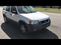 2001 2002 2003 Ford Escape XLT V6 transmission woes. Pov test drive walkaround