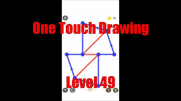 One Touch Drawing Level Stage Niveau Nivel Yровень 49. Solution