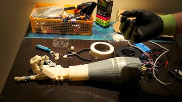 My 3D printing robot hand Part 3 final