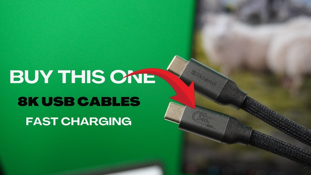 Silkland USB-C 3.2 Gen 2 Cable Review : 80Gbps, 240W, and 8K 144Hz