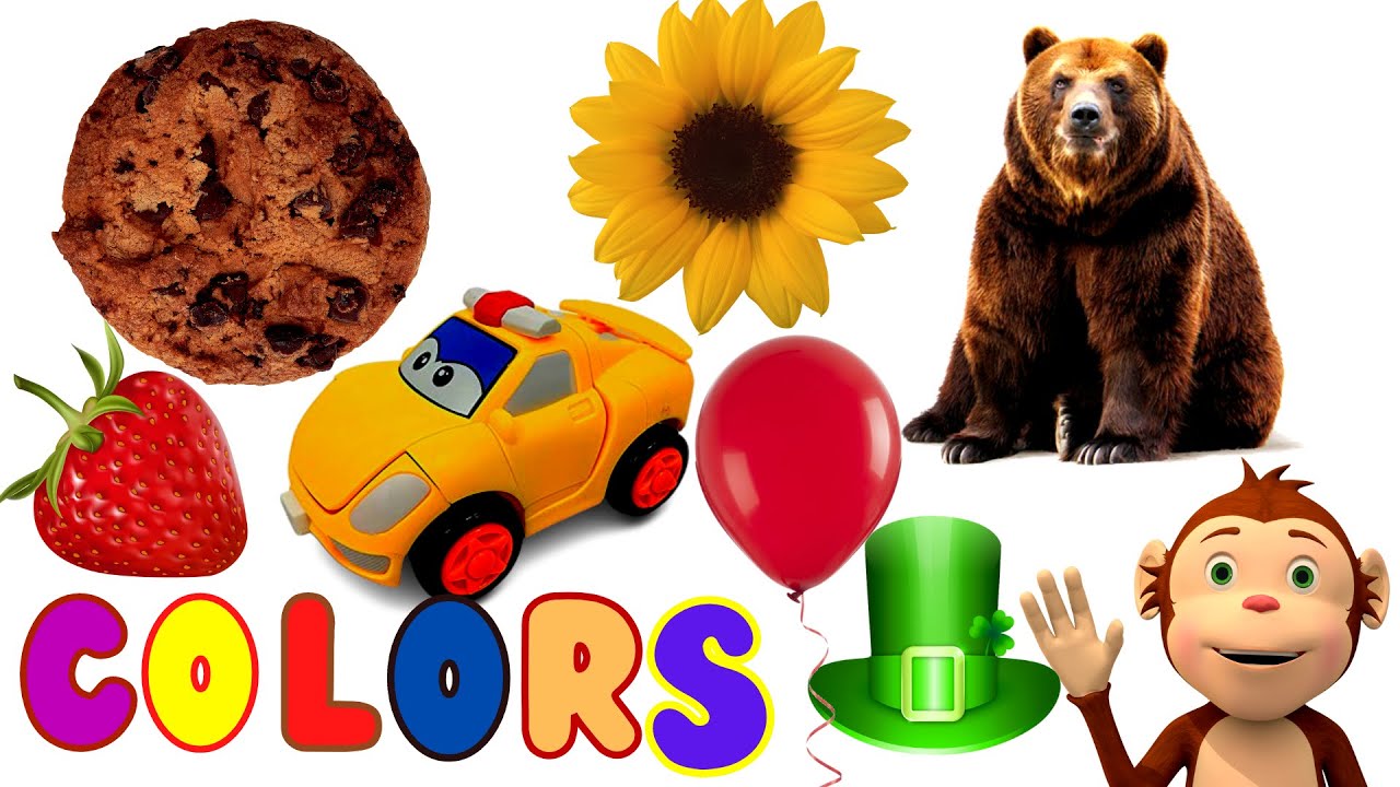 Best Learning video for colors with Monkey | Toddlers | Children | Kids ...
