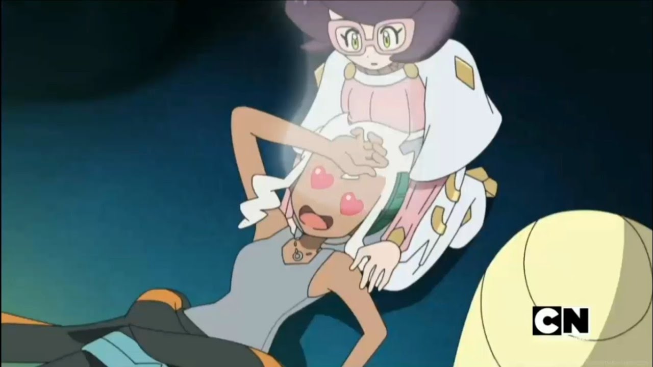 La Profesora Burnet se desmaya al enterarse que el Profesor Kukui es el Enmascarado Royal