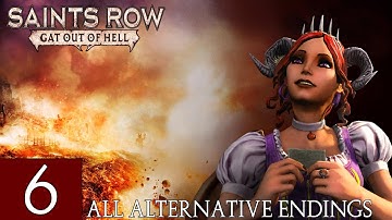 Saints Row: Gat out of Hell - Walkthough Part 6/All Alternative Endings Gameplay 1080p HD 60FPS PC