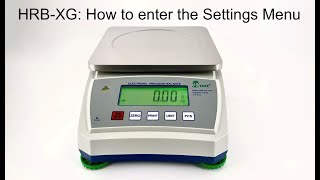 HRB XG Settings Menu