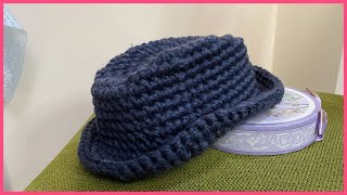 CROCHET Easy Cowboy Hat for Baby by Angel knits too 136 views 1 month ago 12 minutes, 44 seconds