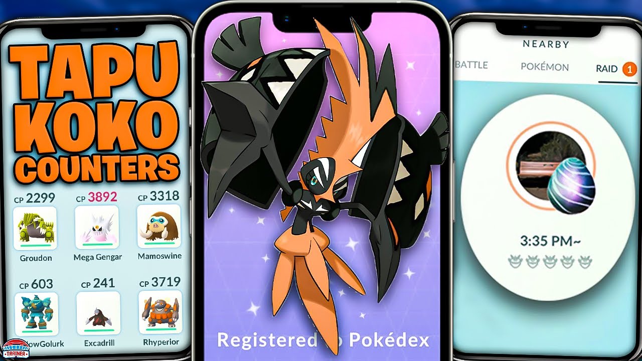 Pokémon Go Tapu Koko counters, weakness and moveset explained