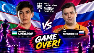 GAME OVER! GM Javokhir Sindarov vs GM Ian Nepomniachtchi screenshot 1